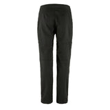 Fjallraven Womens Abisko Hike Zip-Off Trousers Reg Leg Black - My Fox Bag