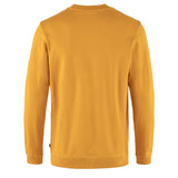Fjallraven 1960 Logo Badge Sweater Mustard Yellow - My Fox Bag