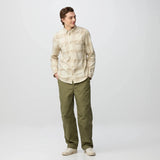 Fjallraven Ovik Lite Flannel Shirt Classic Dark Navy / Chalk White