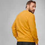 Fjallraven 1960 Logo Badge Sweater Mustard Yellow - My Fox Bag