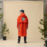 Fjallraven Hoja Rain Fox Poncho Flame Orange - My Fox Bag