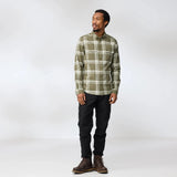 Fjallraven Ovik Lite Flannel Shirt Classic Dark Navy / Chalk White