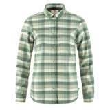 Fjallraven Womens Singi Fjall Shirt Patina Green / Chalk White