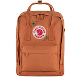 Fjallraven Kanken Classic Embroidered Backpack Terracotta Peacock Feathers - My Fox Bag
