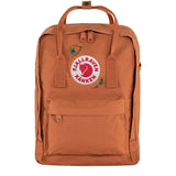 Fjallraven Kanken Classic Embroidered Backpack Terracotta Peacock Feathers - My Fox Bag
