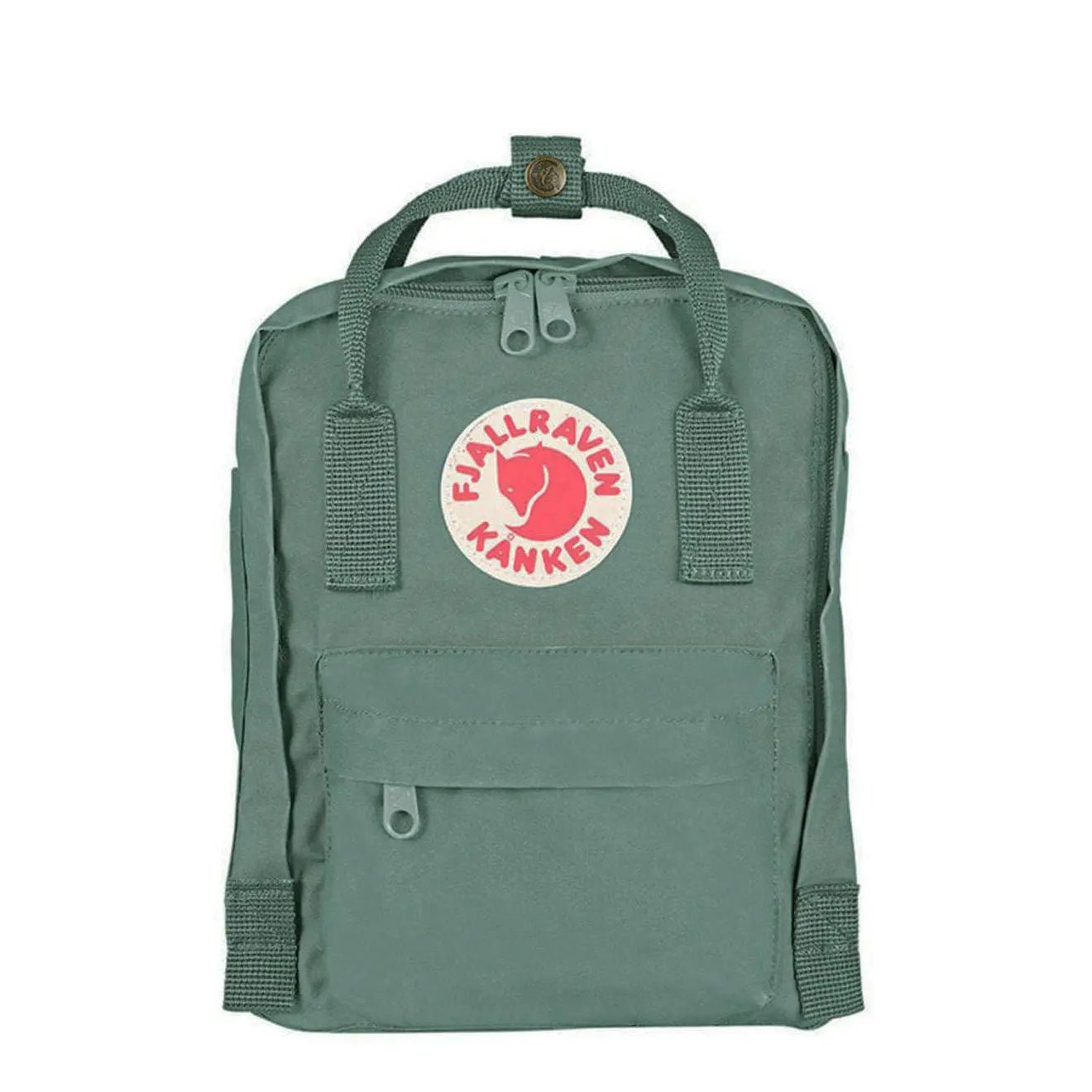fjallraven kanken mini backpack frost green chess pattern Fjallraven Kanken Mini Forest Green