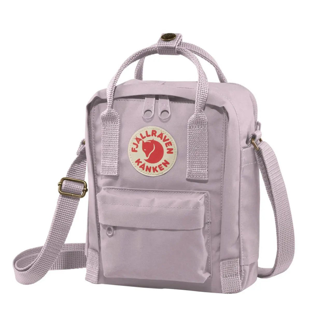 Fjallraven Kånken Mini Crossbody Bag in Lavender Fjallraven Kanken Mini Backpack Pastel Lavender Confetti  main image 4