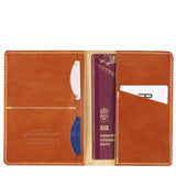 Fjallraven Leather Passport Cover Leather Cognac Fjallraven