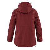Fjallraven Womens Vardag Anorak Bordeaux Red Fjallraven