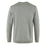Fjallraven 1960 Logo Badge Sweater Grey Melange - My Fox Bag