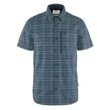 Fjallraven Abikso Hike Shirt SS Indigo Blue / Dark Navy - My Fox Bag