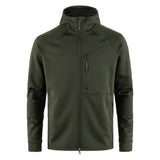 Fjallraven Abisko Grid Fleece Hoodie Deep Forest - My Fox Bag