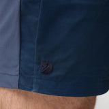 Fjallraven Abisko Hybrid Trail Shorts Navy - My Fox Bag