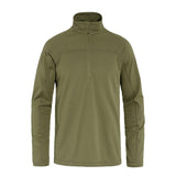 Fjallraven Abisko Lite Fleece Half Zip Green - My Fox Bag