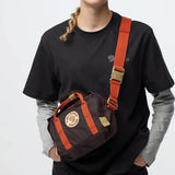 Fjallraven Kanken Koncept Crossbody Black Oak / Rowan Red
