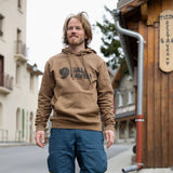 Fjallraven Logo Hoodie Black - My Fox Bag