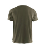 Fjallraven Logo T-Shirt Dark Olive - My Fox Bag