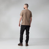 Fjallraven Multicolor Logo T-shirt Suede Brown - My Fox Bag