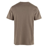Fjallraven Multicolor Logo T-shirt Suede Brown - My Fox Bag