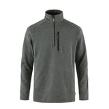 Fjallraven Ovik Fleece Half Zip Dark Grey - My Fox Bag