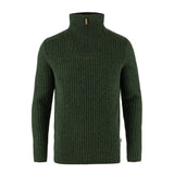 Fjallraven Ovik Half Zip Knit Deep Forest - My Fox Bag
