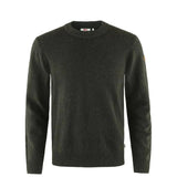 Fjallraven Ovik Round Neck Sweater Dark Olive - My Fox Bag