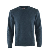 Fjallraven Ovik Round Neck Sweater Navy - My Fox Bag
