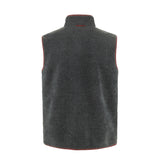 Fjallraven Vardag Pile Fleece Vest Dark Grey / Maroon - My Fox Bag
