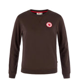 Fjallraven Womens 1960 Logo Badge Sweater Black Oak