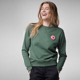 Fjallraven Womens 1960 Logo Badge Sweater Deep Patina - My Fox Bag