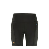 Fjallraven Womens Abisko 6 Inch Shorts Tights Black - My Fox Bag
