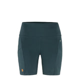 Fjallraven Womens Abisko 6 Inch Shorts Tights Mountain Blue - My Fox Bag