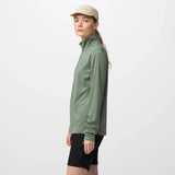 Fjallraven Womens Abisko Day Hike Half Zip Patina Green