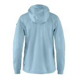 Fjallraven Womens Abisko Grid Fleece Hoodie Breeze Blue