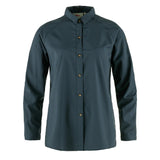 Fjallraven Womens Abisko Hike Shirt Navy - My Fox Bag
