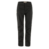 Fjallraven Womens Abisko Hike Trousers Reg Leg Black - My Fox Bag