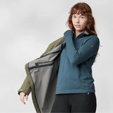 Fjallraven Womens Abisko Lite Fleece Half Zip Dark Navy - My Fox Bag