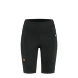 Fjallraven Womens Abisko Short Tights Black - My Fox Bag