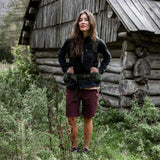 Fjallraven Womens Abisko Trail Stretch Shorts Black - My Fox Bag