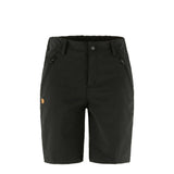 Fjallraven Womens Abisko Trail Stretch Shorts Black - My Fox Bag