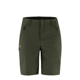 Fjallraven Womens Abisko Trail Stretch Shorts Deep Forest - My Fox Bag