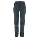Fjallraven Womens Abisko Winter Stretch Short Leg Trousers Dark Navy - My Fox Bag