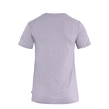 Fjallraven Womens Abisko Wool Fox T-shirt Lavender Mist / Dark Navy - My Fox Bag