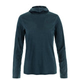 Fjallraven Womens Abisko Wool Hoodie Dark Navy
