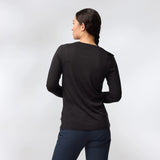 Fjallraven Womens Abisko Wool LS T-shirt Lavender Mist