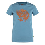 Fjallraven Womens Arctic Fox T-shirt Dawn Blue - My Fox Bag