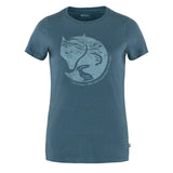 Fjallraven Womens Arctic Fox T-shirt Indigo Blue - My Fox Bag