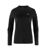 Fjallraven Womens Bergtagen Merino 190 L/S Tee Black - My Fox Bag