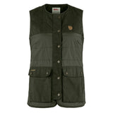 Fjallraven Womens Forest Wool Padded Vest Deep Forest - My Fox Bag