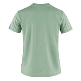 Fjallraven Womens Fox Boxy Logo Tee Misty Green - My Fox Bag